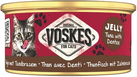 Voskes Jelly Tuna with Dentex Katzen Nassfutter mit Thunfisch und Dentex in Gelee 85g – Bild 1 von 1