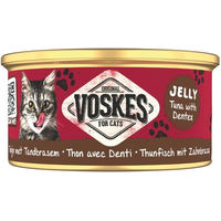 Produktbild von Voskes Jelly Tuna with Dentex Katzen Nassfutter mit Thunfisch und Dentex in Gelee 85g
