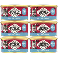 Produktbild von Voskes Katzen Nassfutter mit Thunfisch in Gelee 6x85 g