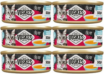 Voskes Katzen Nassfutter Suppe mit Thunfisch getreidefrei 6x50 g – Bild 1 von 1