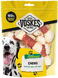 Voskes Kauknoten mit Ente 12 Stück Kausnack für Hunde – Bild 1 von 3