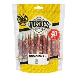 Voskes Rawhide Naturkauartikel Ente Twist 400 g – Bild 1 von 3