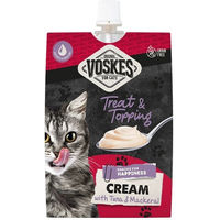 Produktbild von Voskes Treat & Topping cremiger Katzen-Snack mit Thunfisch und Makrele getreidefrei 90 g