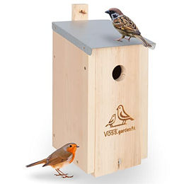 VOSS.garden Nistkasten Creek aus Holz als wetterfester Meisenkasten und Brutplatz für Wildvögel - 1 Stk. – Bild 1 von 3