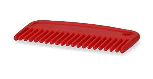Vplast Mähnenkamm Bürste für Pferde aus Kunststoff Rot 100 mm – Bild 1 von 3