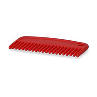 Produktbild von Vplast Mähnenkamm Bürste für Pferde aus Kunststoff Rot 100 mm