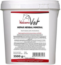 Produktbild von VulcanoVet Hepar Herbal Mineral Nahrungsergänzung Pulver für Leber und Nieren 1000g
