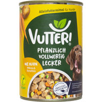 Produktbild von Vutter Vegan Pastete mit Erbse für Adult Tiere in der Dose