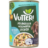 Produktbild von Vutter Vegan Pastete mit Kartoffel für Adult in der Dose