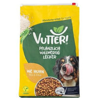Produktbild von Vutter! Vegan Trockenfutter Huhn ohne tierisches Protein 4kg