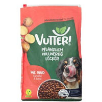 Produktbild von Vutter! Vegan Trockenfutter Rind ohne tierisches Protein 4kg