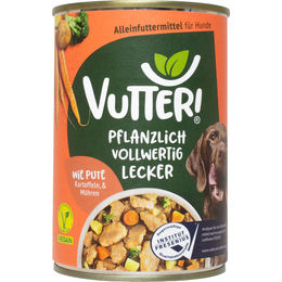 Vutter Veganer Nassfutter Pute Geschmack mit pflanzlichem Protein für Adult Katzen in der Dose – Bild 1 von 2