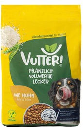 Vutter! Veganes Trockenfutter Huhn Geschmack ohne tierisches Protein – Bild 1 von 3