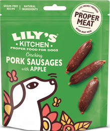 Produktbild von WÃ¼rstchen aus Schwein mit Ã„pfeln (70g) | Lily's Kitchen