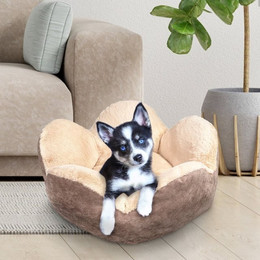Produktbild von Wahre Tierliebe Tierbett Blume 2in1 für Hunde und Katzen
