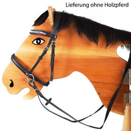 Waldhausen Dekotrense für Holzpferd MSH schwarz – Bild 1 von 2