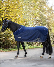 Waldhausen Fleece-Fliegendecke Comfort Nachtblau 135 cm - 135 cm – Bild 1 von 3