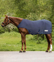 Waldhausen Fliegen-Führmaschinendecke Comfort Nachtblau 155 cm - 1 Stk. – Bild 1 von 2