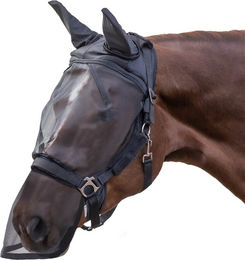 Produktbild von Waldhausen Fliegenmaske Premium für Halfter mit Ohren- und Nasenschutz