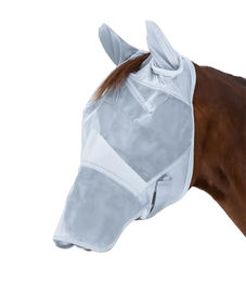 Produktbild von Waldhausen Fliegenmaske Premium mit Ohren- und Nasenschutz für Pony