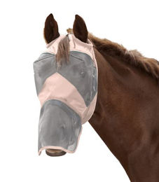 Produktbild von Waldhausen Fliegenmaske Premium ohne Ohren mit Nasenschutz