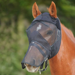 Produktbild von Waldhausen Fliegenmaske Premium ohne Ohren mit Nasenschutz