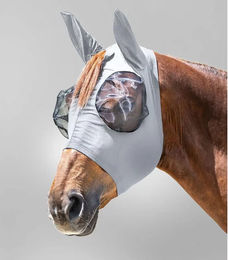 Waldhausen Fliegenmaske Puck Silbergrau Pony – Bild 1 von 5