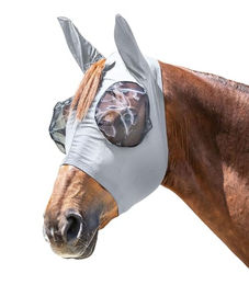 Waldhausen Fliegenmaske Puck Silbergrau Shetty – Bild 1 von 5