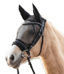 Produktbild von Waldhausen Fliegenmaske Ride schwarz Pony