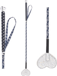 Produktbild von Waldhausen Gerte mit Herzchenklatsche 65 cm, nachtblau - 1 Stück