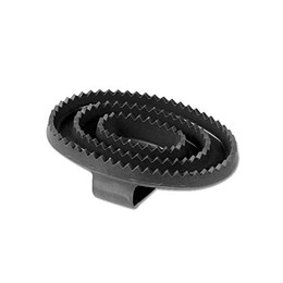 Produktbild von WALDHAUSEN Gummistriegel Grob 13 cm Schwarz