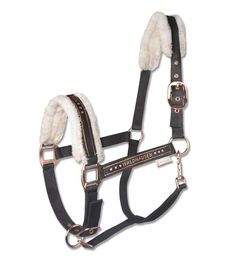 Waldhausen Halfter Elegant mit Kunstfell – Bild 1 von 2