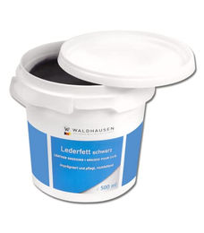 Produktbild von WALDHAUSEN Lederfett schwarz - 500 ml