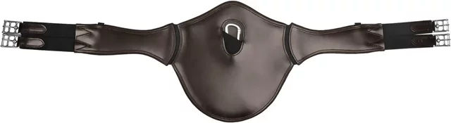 Produktbild von Waldhausen Ledersattelgurt mit Elastik und Bauchlatz