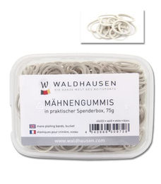 Produktbild von Waldhausen Mähnengummis in Spenderbox Weiß - 75 g
