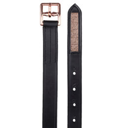 Waldhausen Steigbügelriemen X-Line Rosé 140 cm schwarz - 2 x 140 cm – Bild 1 von 3