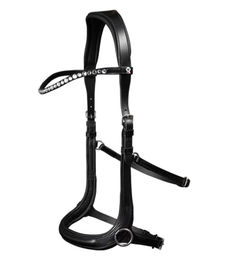 Waldhausen Trensenzaum X-Line Gebisslos Sensation VB schwarz – Bild 1 von 4