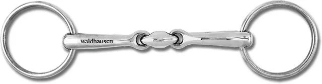 Produktbild von Waldhausen Unterlegtrense doppelt gebrochen