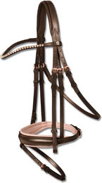 Waldhausen X-Line Trensenzaum Rosé VB braun – Bild 1 von 5