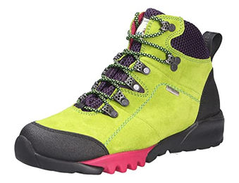 Waldläufer Damen Outdoorstiefelette H-Amiata Grüngelb – Bild 1 von 6