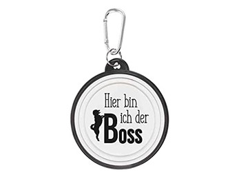 Produktbild von Walkies faltbarer Hundenapf Hier Bin ich der Boss - 1 Stk.