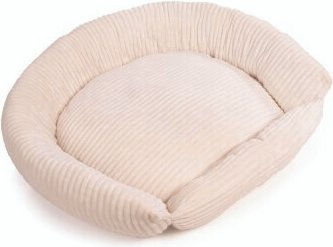 Wallace & Jones Hundebett Cordo Breitcord beige L – Bild 1 von 9