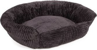 Wallace & Jones Hundebett Cordo Breitcord schwarz – Bild 1 von 9