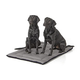 Produktbild von Wallace & Jones Wendedecke gepolstert XL 110x80 cm Schwarz/Grau