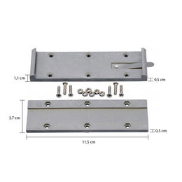 Produktbild von Wand & Gitterhalterung für Futternapf Edelstahl