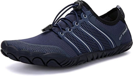 Produktbild von Wanderschuhe Herren Outdoor Athletic Sports Trail Running Schuhe High-Top Barfuß Upstream Wasserschuhe Trekking Klettern Turnschuhe 46