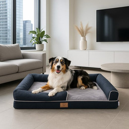 Produktbild von Warenhammer Tierbett Orthopädisches Premium Hundebett, flauschig