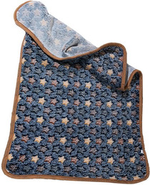 Produktbild von Warme Haustierdecke Herbst Winter Kleiner Stern Druck Flauschig Kältefest Hunde Katzen Decke für Welpen Hunde M blau