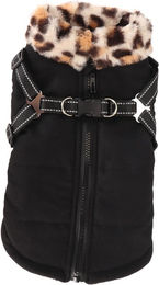 Produktbild von Warme Hundejacke Stilvoll Winddicht Verdickt Kälteschutz Reflektierender Hunde-Wintermantel mit Brust M