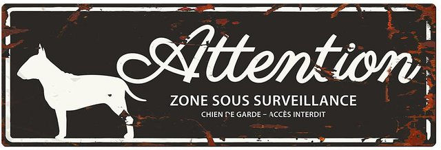 Produktbild von Warnanzeigetafel D&D Home Beagle F